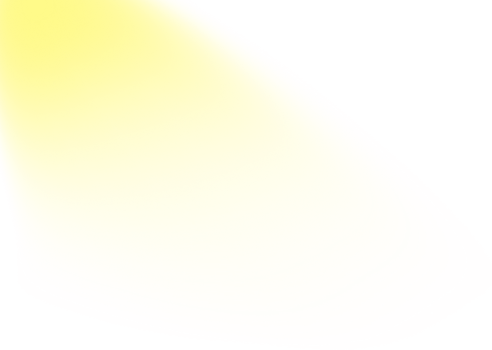 Yellow Transparent Gradient corner light